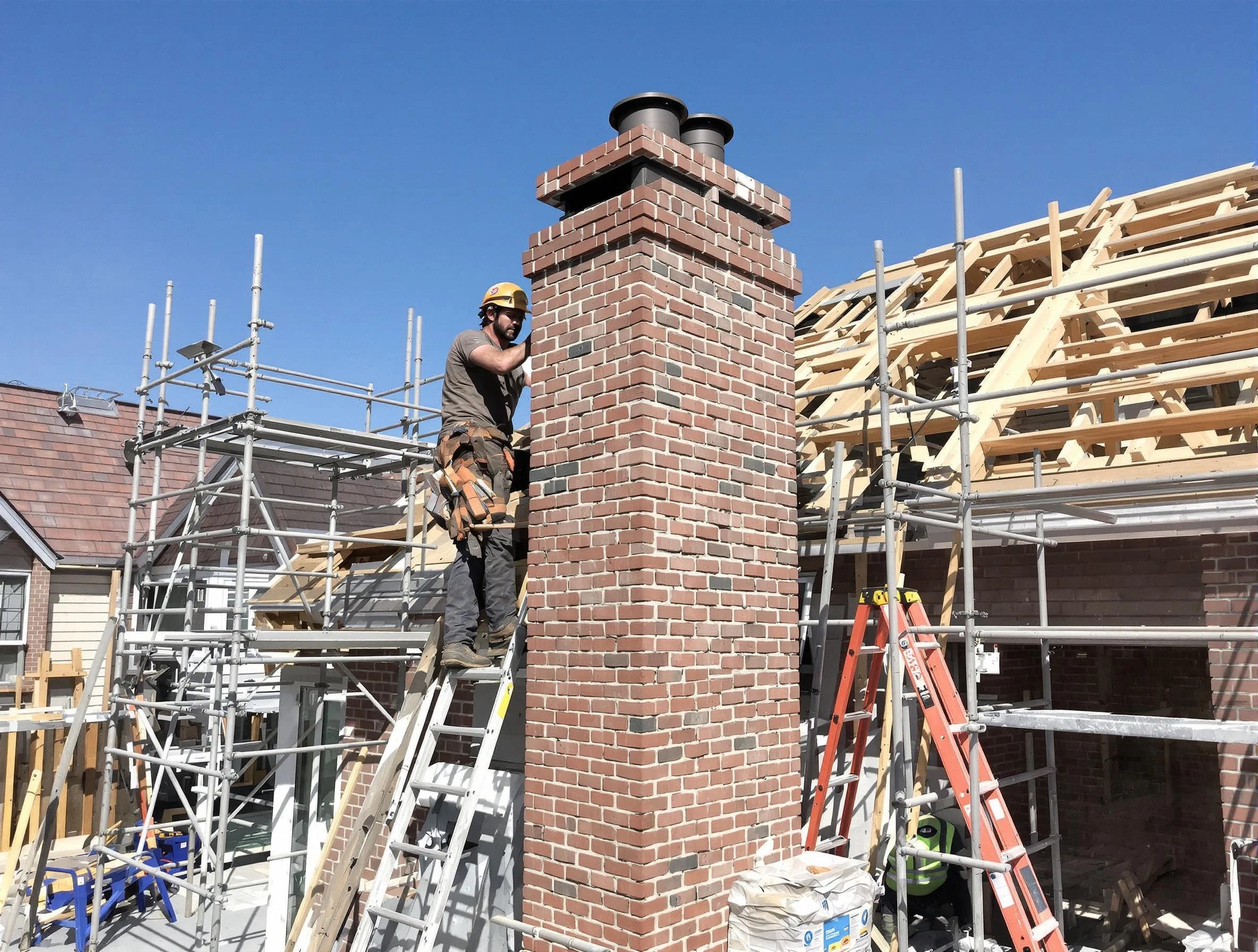 New chimney installation completed by McLoud Chimney Sweep in McLoud, OK