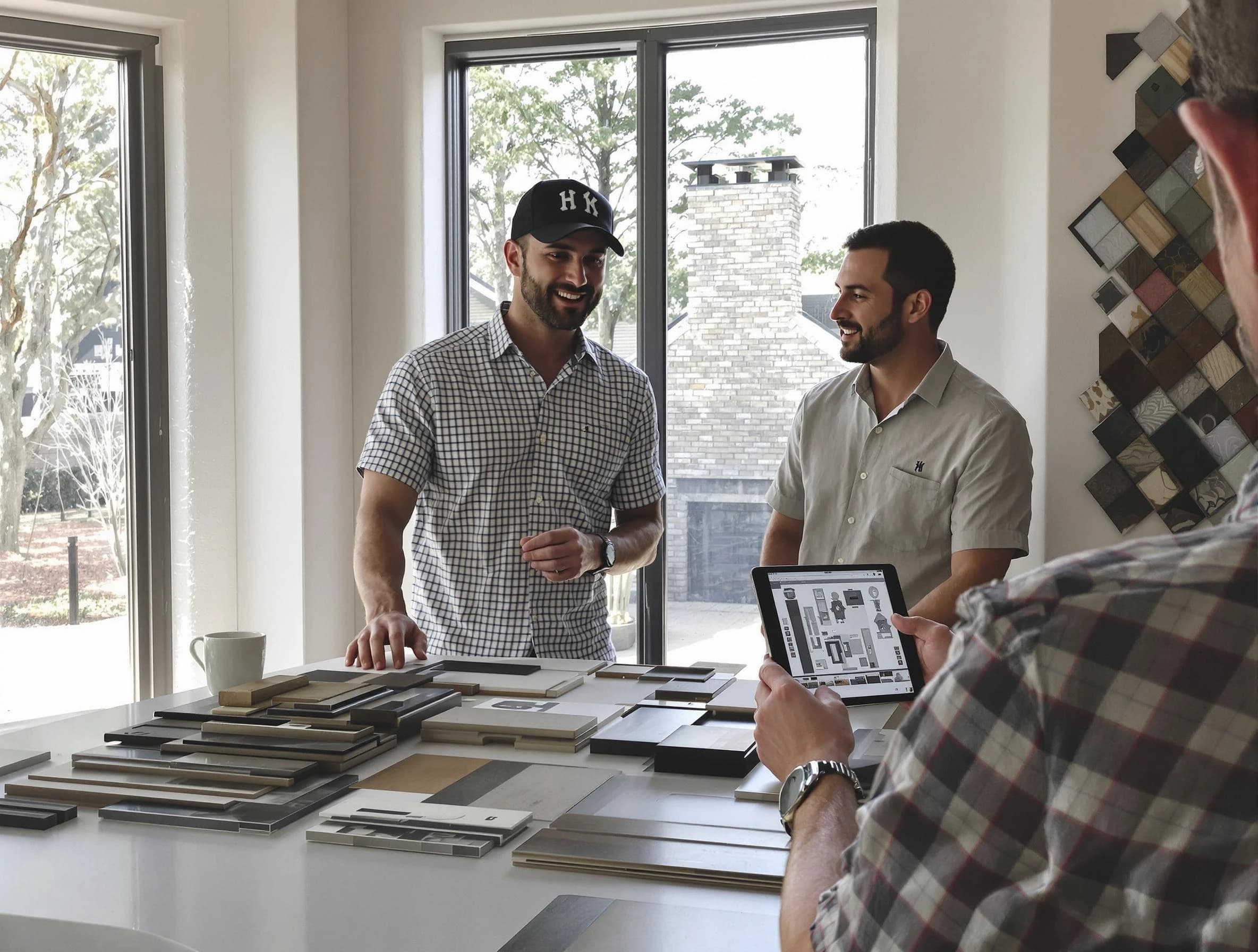 McLoud Chimney Sweep remodeling a chimney and fireplace in McLoud, OK