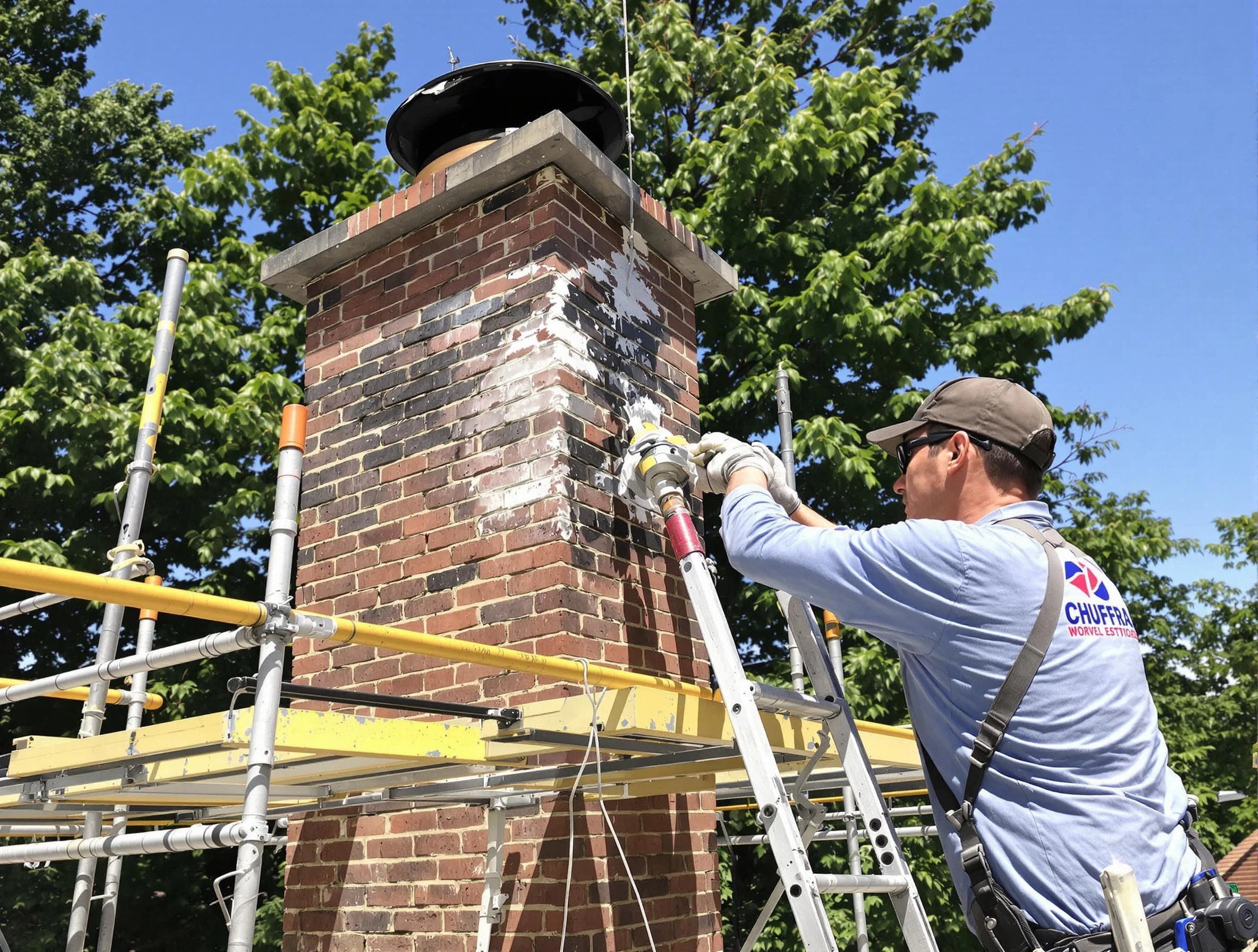 Structural chimney repair by McLoud Chimney Sweep in McLoud, OK