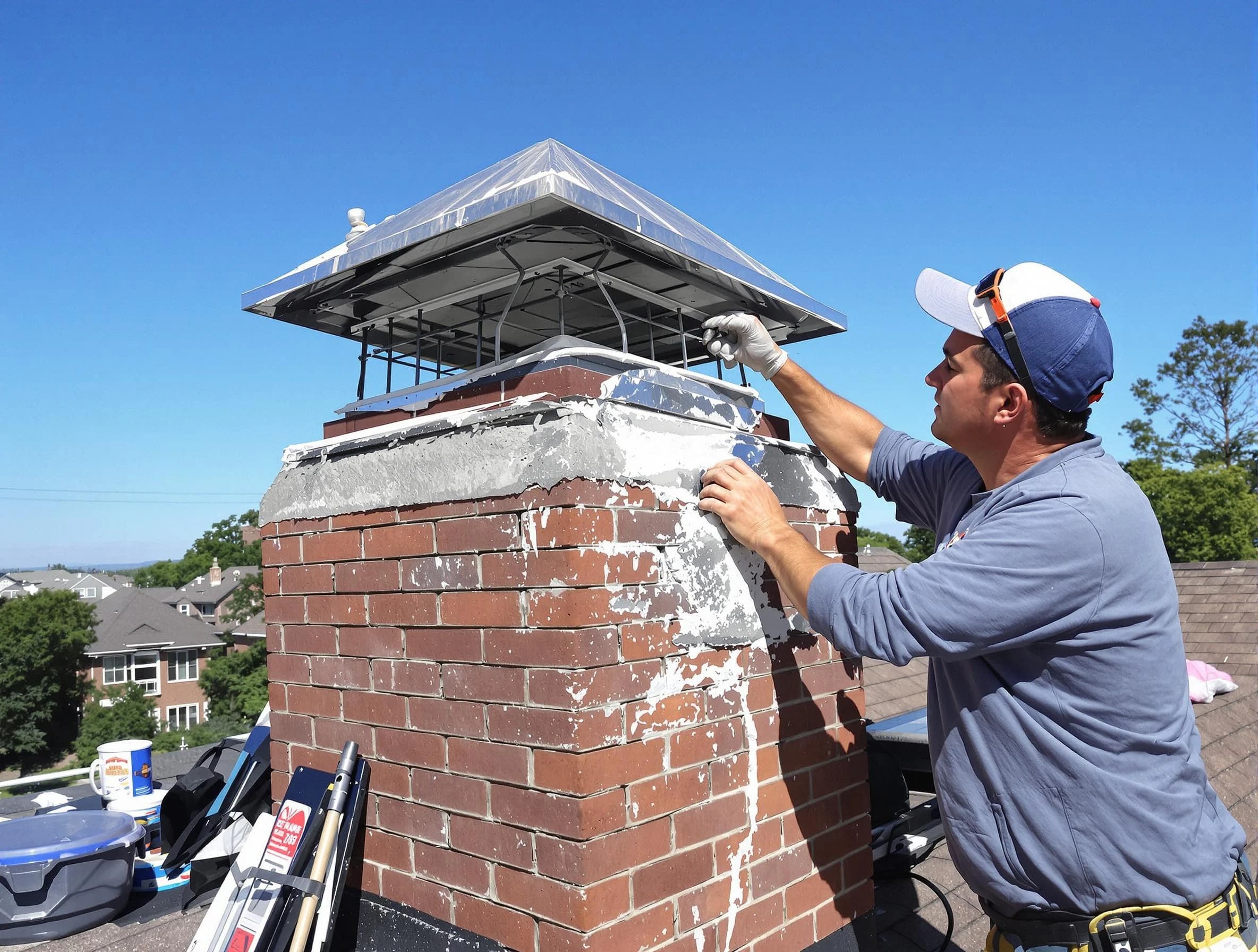 Chimney Crown Services service in McLoud, OK