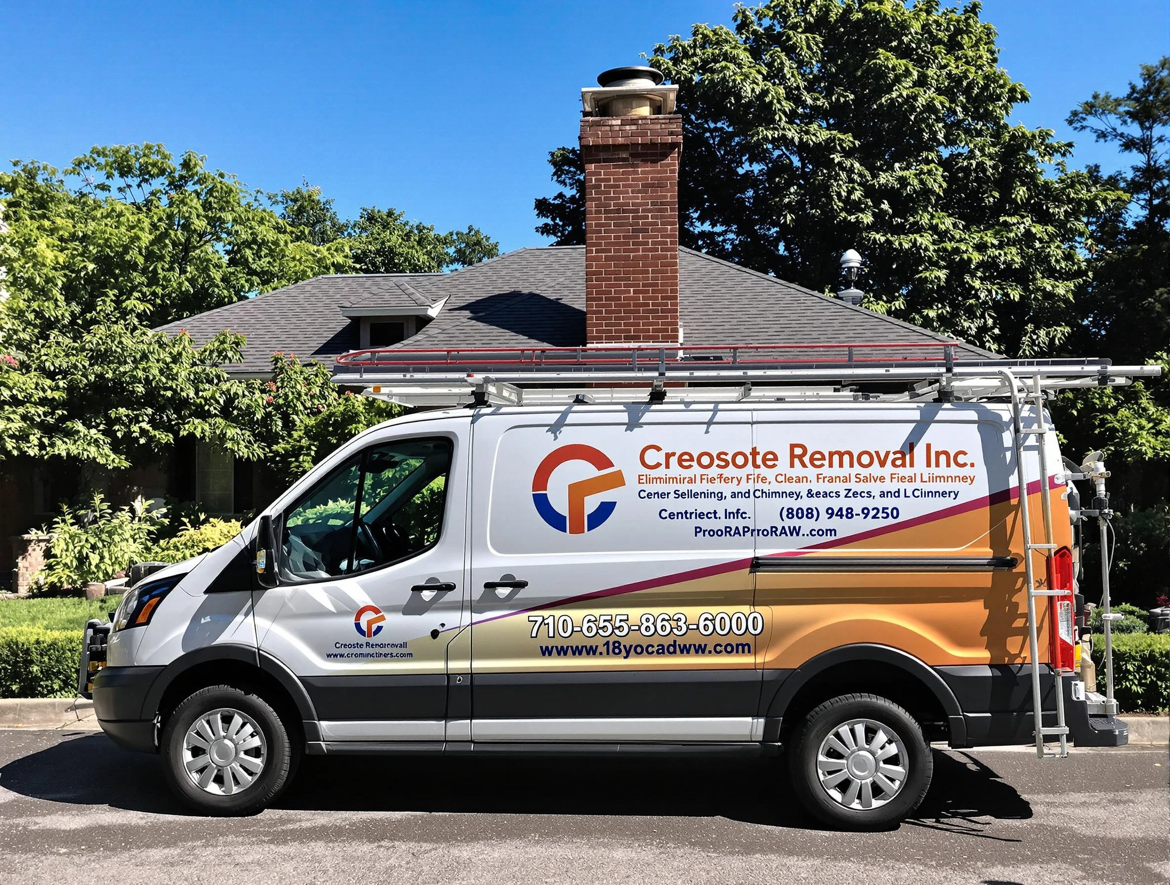 McLoud Chimney Sweep technician removing creosote safely in McLoud, OK